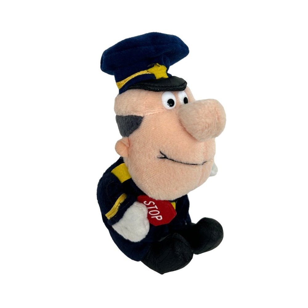 Stuffins CVS Vintage 1999 Frosty the Snowman Traffic Cop Beanbag Plush Ornament